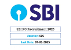 SBI PO Recruitment 2025 – Apply Online for 600 Posts