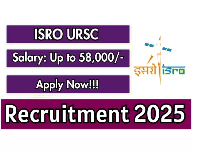 ISRO URSC Recruitment 2025 - JRF & RA Positions