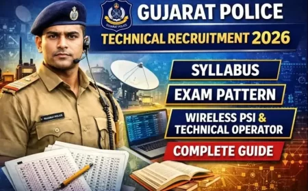 ગુજરાત પોલીસ વાયરલેસ PSI કઈ રીતે બનવું? (સંપૂર્ણ તૈયારી પ્લાન 2026)